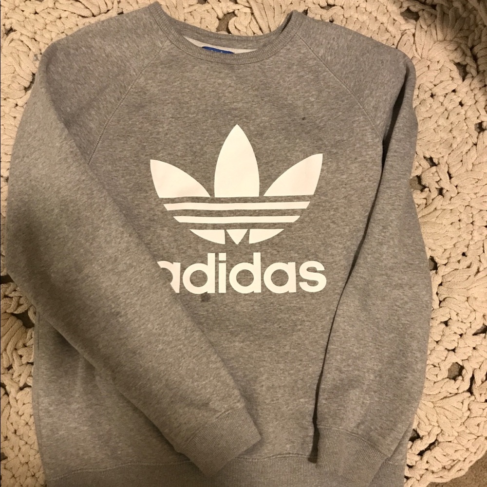 Adidas grey sweatshirt